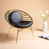 Reign 28.15 inch wide Papasan Chair in stylish modern design for contemporary living spaces